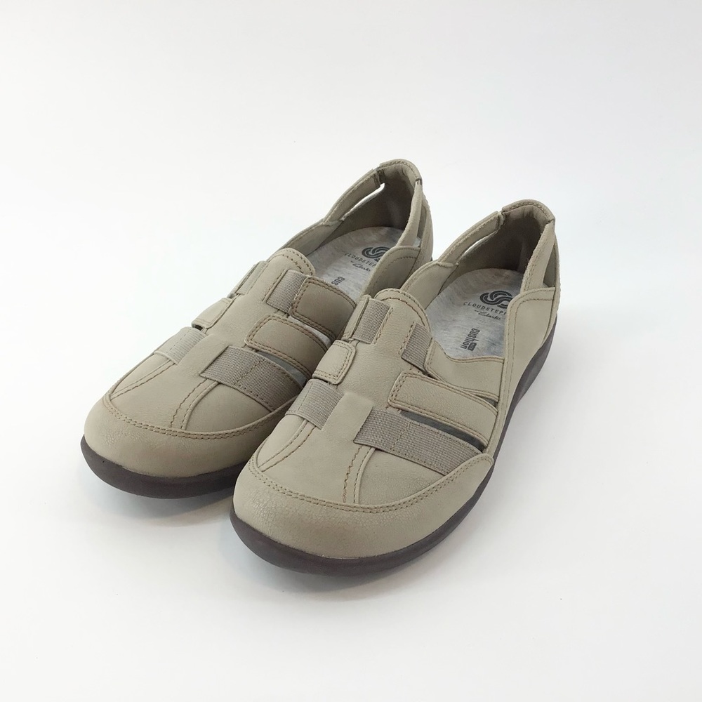 CLARKS | Sicilian Stork Grey Cloudsteppers Soft Cushion Comfort Shoe Size 8